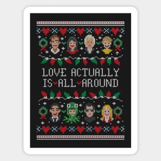 Love Actually Ugly Christmas Sweater Magnet